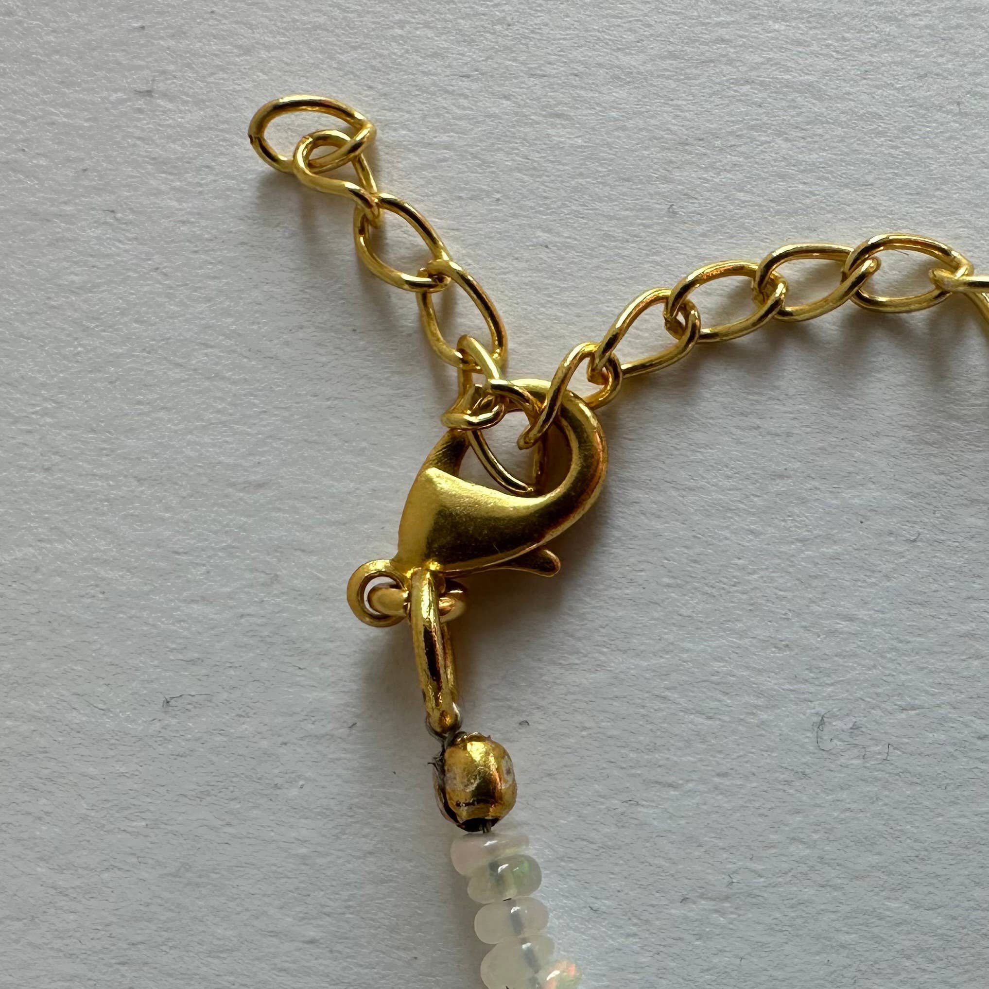 Anokhi Green | Handmade Gemstone Jewelry - Wholesale Beaded/Pearl Necklace - Opal Necklace | Summer White Bead Jewelry |Teens Slim Beads6