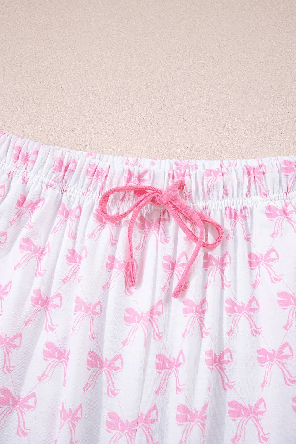 PRETTY BASH – wholesale Sleepwear set – Women's – Bow Shirt and Pants Pajama Set12