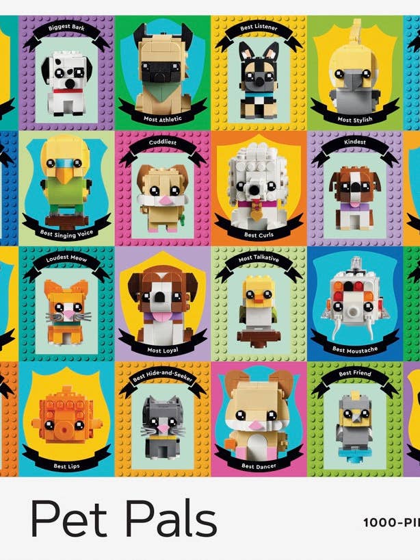 LEGO Pet Pals 1000-Piece Puzzle for wholesale by Chronicle Books