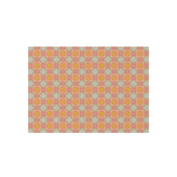 Peach Sunbeam Indoor/Outdoor Rug for wholesale by B.Maraffi Art and Home