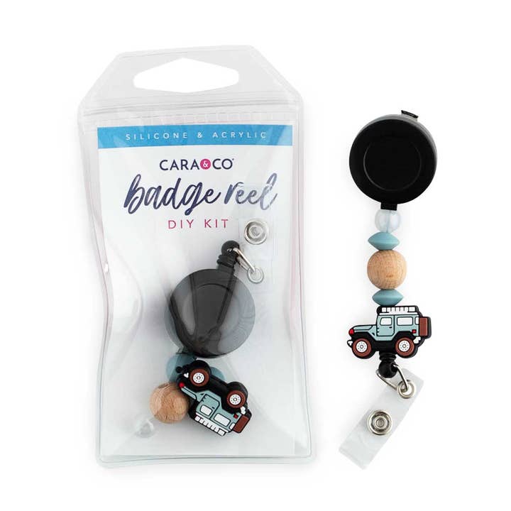 Offroad Adventures Badge Reels for wholesale by Cara & Co Silicone Craft Supply