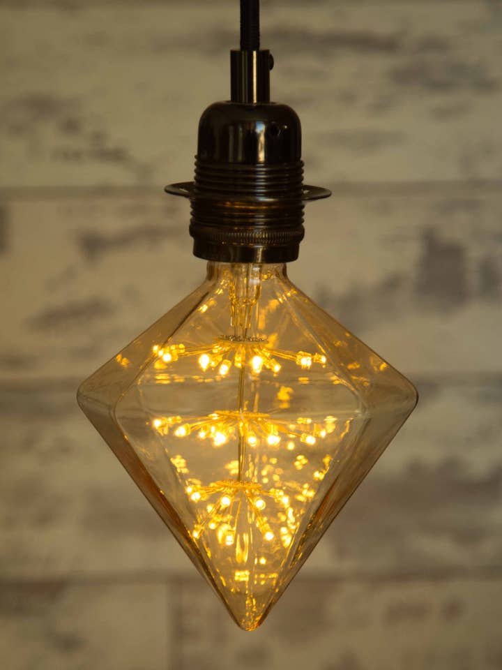 Diamond Star LED-lampa | Extra stor | 3W E27 för wholesale av William & Watson