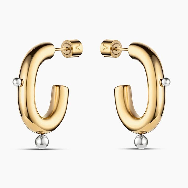 Vesica Hoops pour la vente par Alejandra Corona Jewelry