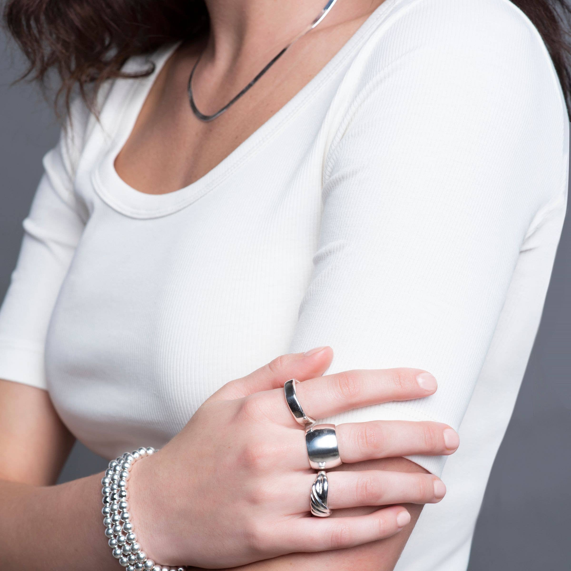 Silpada - Wholesale Cocktail/Statement Ring - Silpada 'Cigar Cuff Ring' in Sterling Silver3