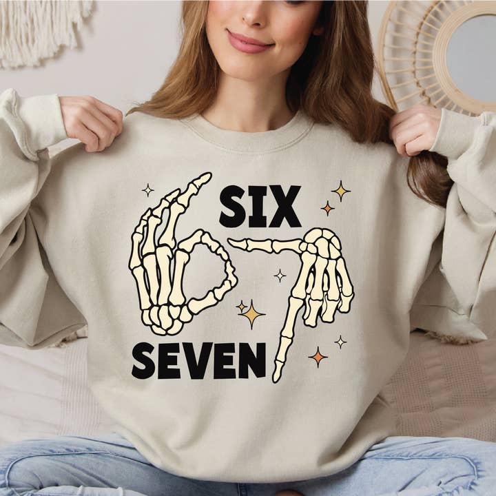 6 7 Sweatshirt and Hoodie, Six Seven Sweater X702 for wholesale by MAYA TX
