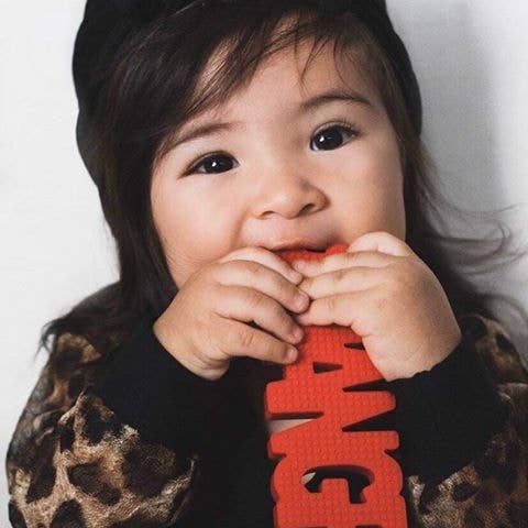 TeetheWord Teethers - Wholesale Teether (Not Clip-On) - Baby - #HANGRY red4