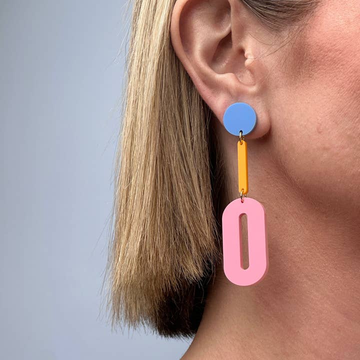 Combinist Goods - Wholesale Dangle Earrings - Oval Drop Earrings5