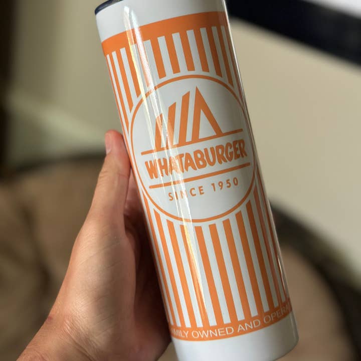 Lake Shore To Main - Wholesale Insulated Mug/Tumbler - Whataburger tumbler - fast food tumbler0