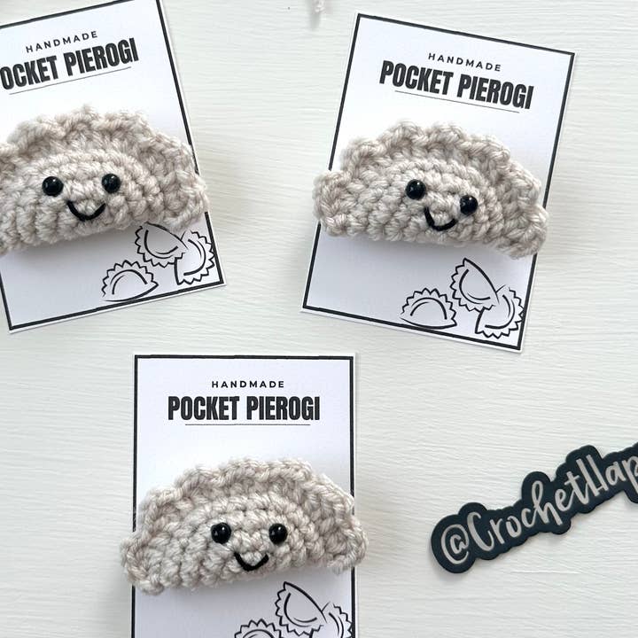 Crochet Happens - Wholesale Stuffed/Plush Toy - Kids & Baby - Pocket Pierogi - Set of 8 - Made to Order4