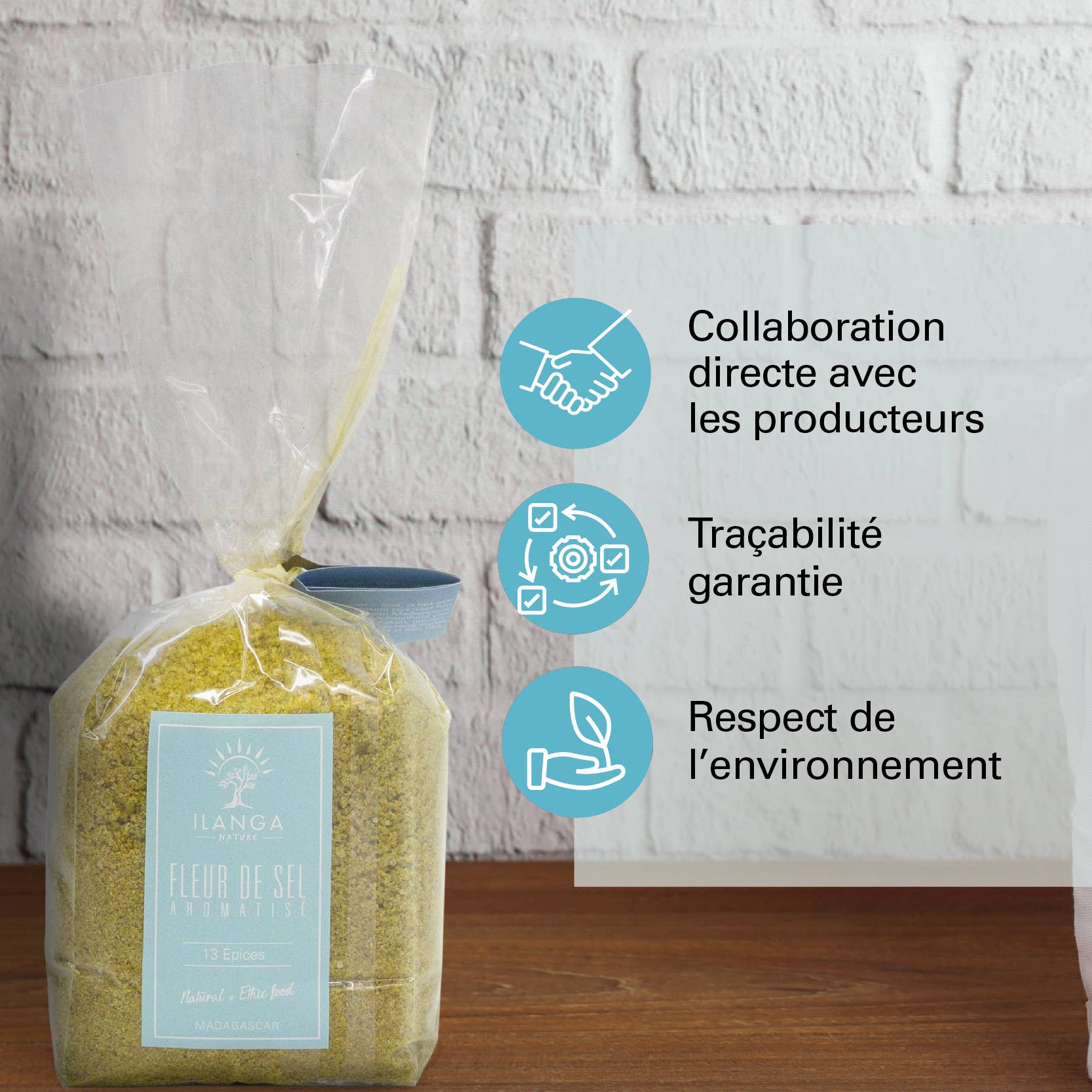 Ilanga Nature – Großhandel Salz – Fleur de Sel 13 Gewürze 500g3