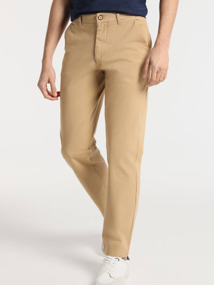 BENDORFF - Beige Chinohose Slim Fit für den Großhandel von PAUSANT SHOP ONLINE