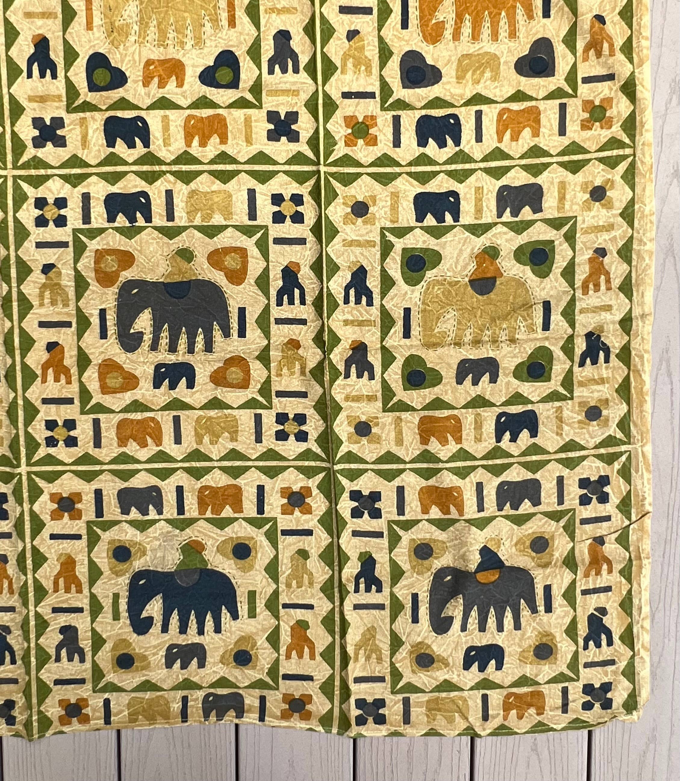 Lungta Imports - Wholesale Tapestry/Textile - Indian Tribal Elephants Tapestry Wall Decor Beach Throw12