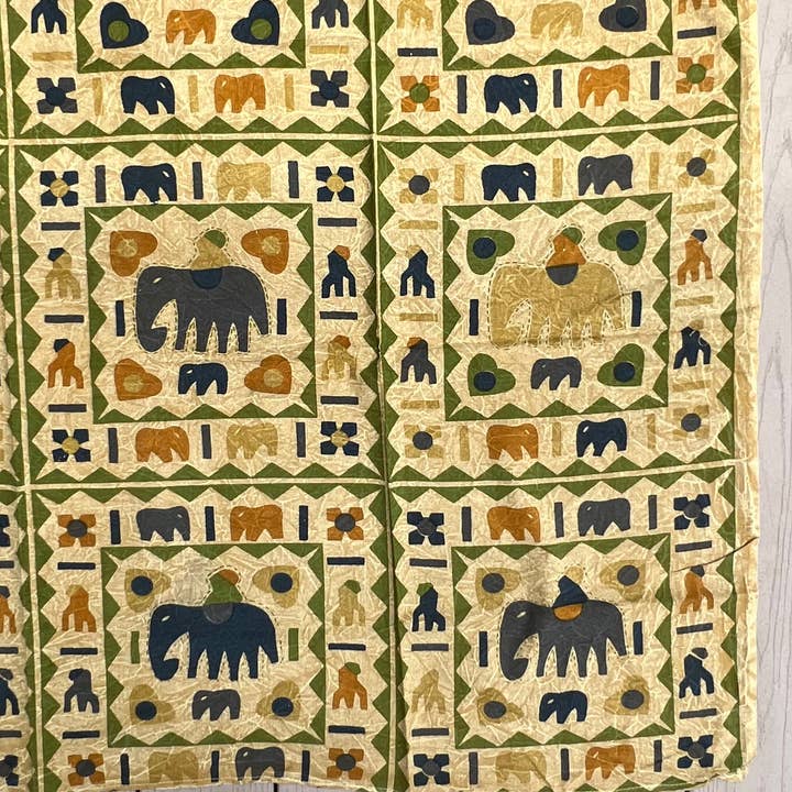 Lungta Imports - Wholesale Tapestry/Textile - Indian Tribal Elephants Tapestry Wall Decor Beach Throw12