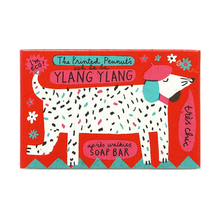 Saponetta Naturale Artigianale Ylang Ylang per la vendita all'ingrosso da parte di The Printed Peanut Homeware & Stationery