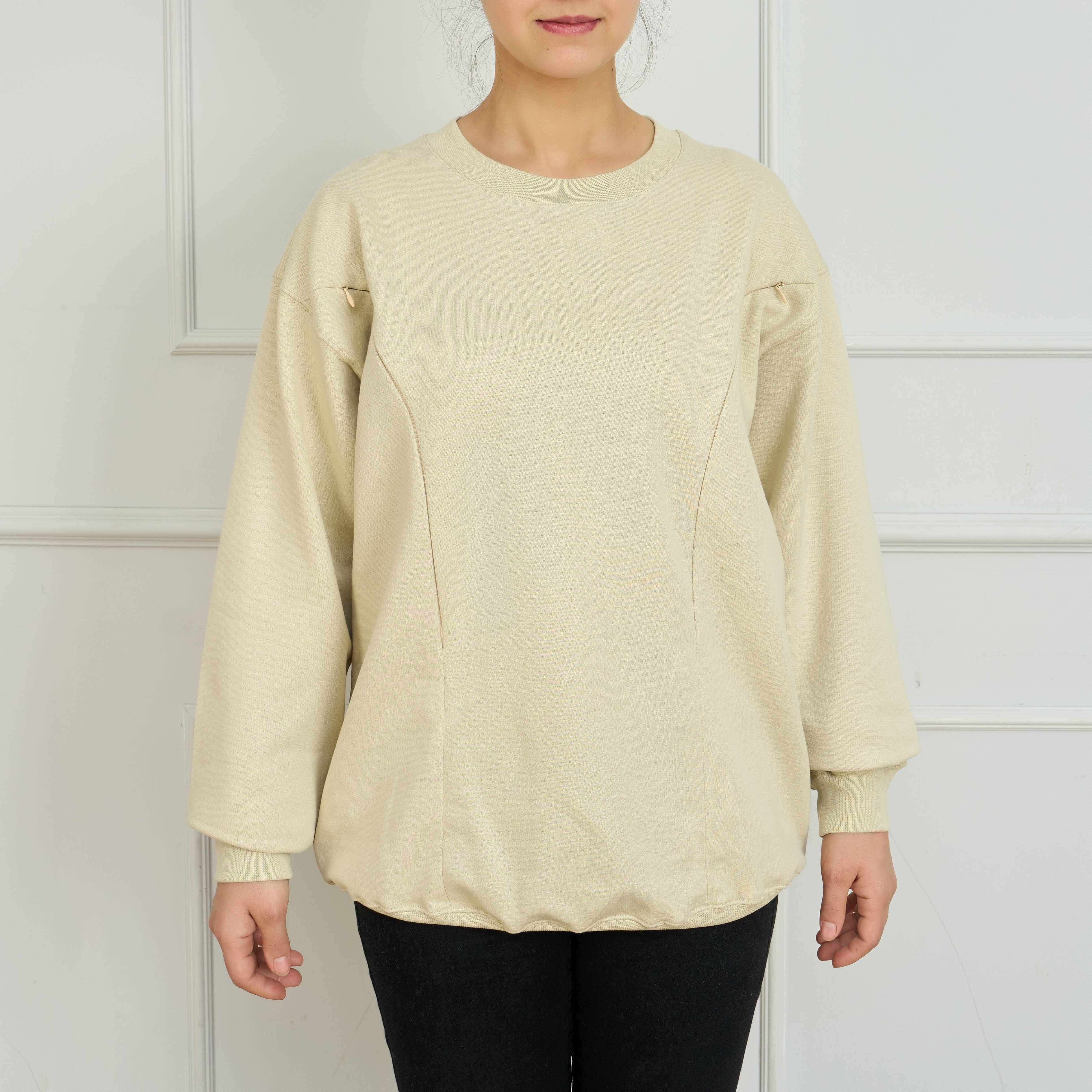 DallasTextile - Wholesale Sweatshirt - Women's - Women's Maternity Breastfeeding Sweatshirt Nursing Zipper12