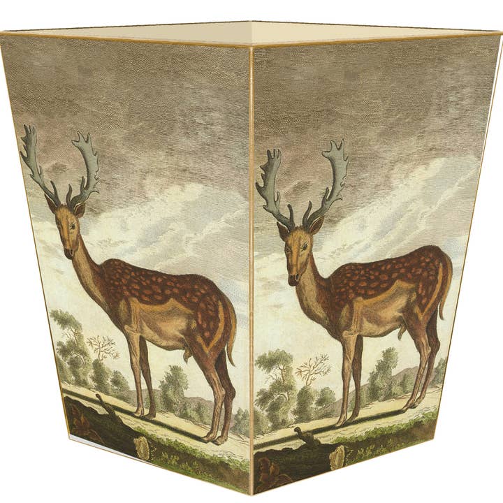 Papelera de ciervo hecha a mano para venta al por mayor de Marye-Kelley