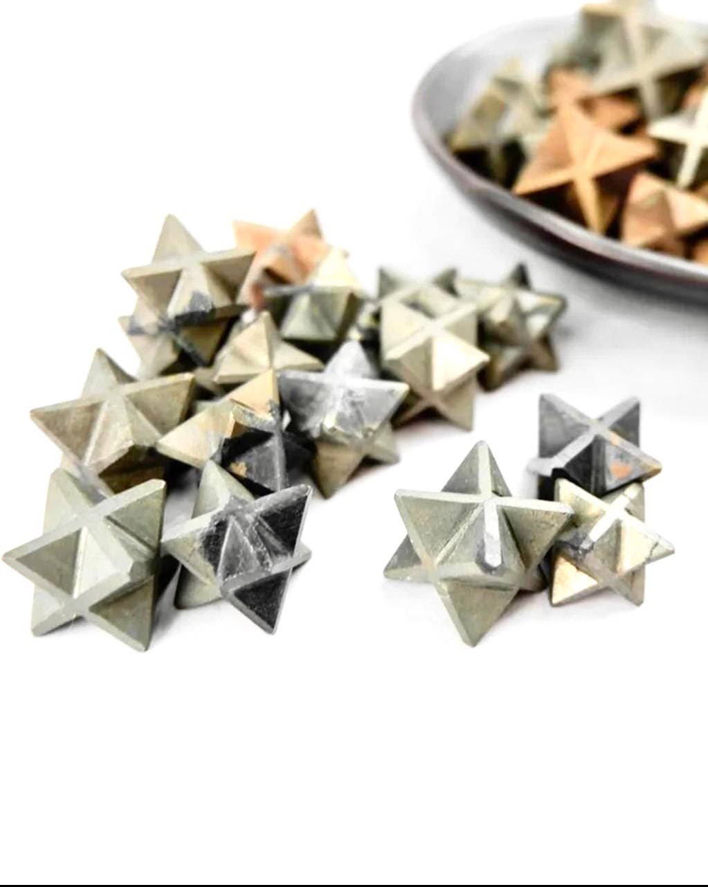 Quasar Gems USA - Vente Pierre et cristal de spiritualité - Merkabas en pierres précieuses 1-2cm0