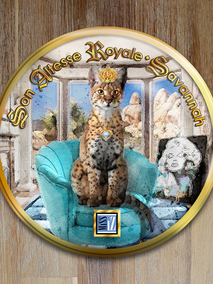 Espelho de bolso > Gato: SAVANNAH por atacado de Miss Iz