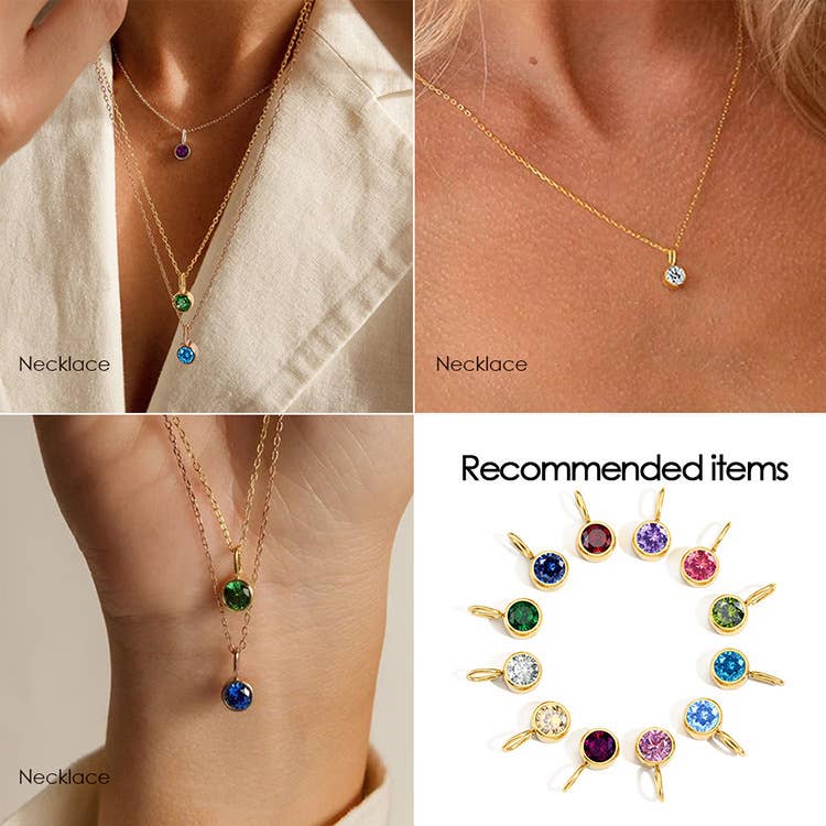 Sweet Cherry Sky - Wholesale Individual Charm/Pendant - Birthstone Gem Charm For Charm Necklace Pendant14