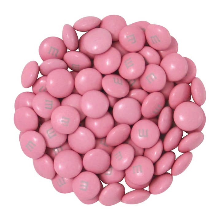 PINK M&M Colorworks Chocolate Candy 5lb for wholesale by Long Island Candy Factory