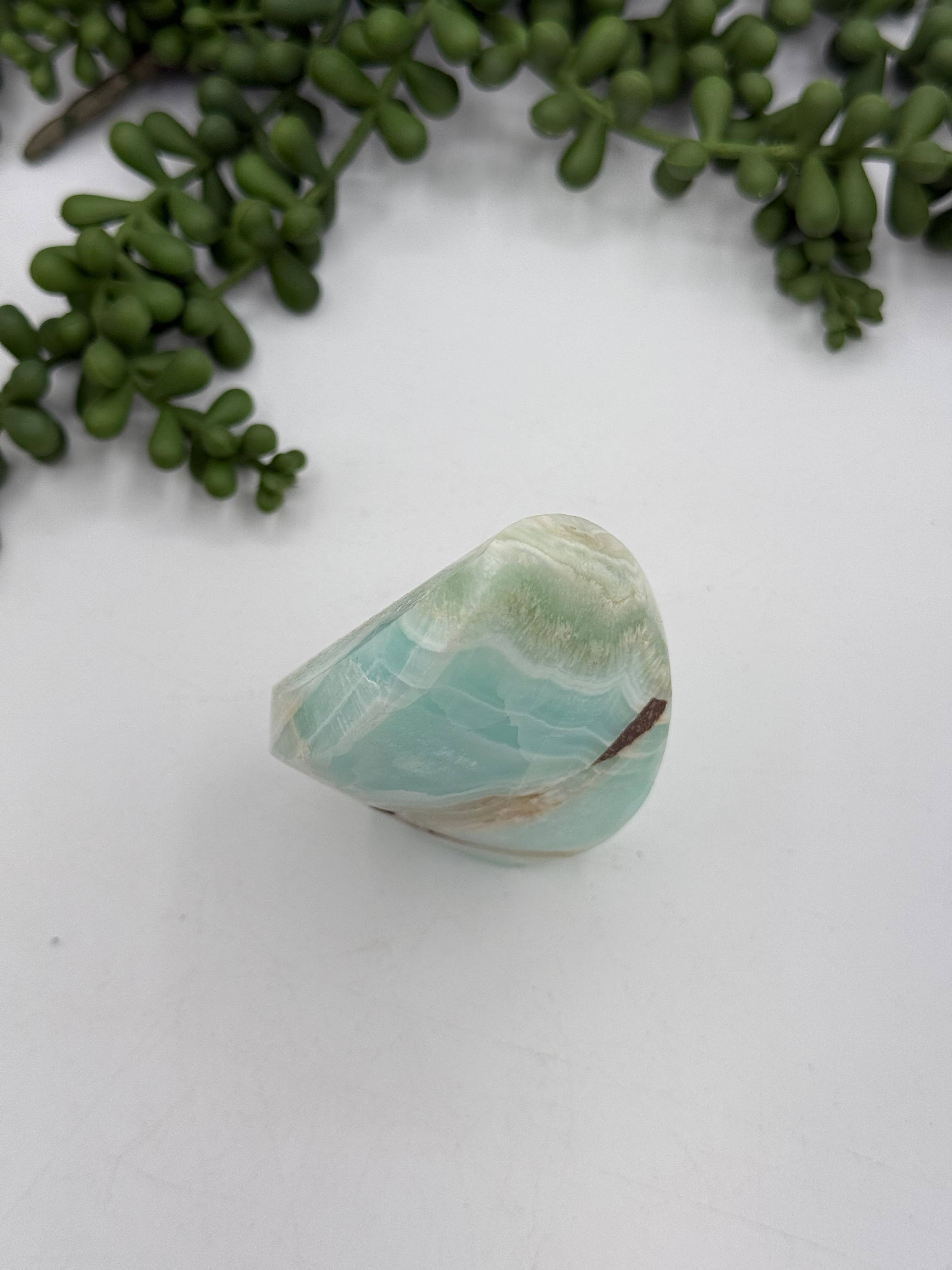 Meraki Gemstones - Wholesale Spiritual Stone/Crystal - Caribbean Calcite Gemstone Flame/Freeform (0.5kg/1.1lb)7