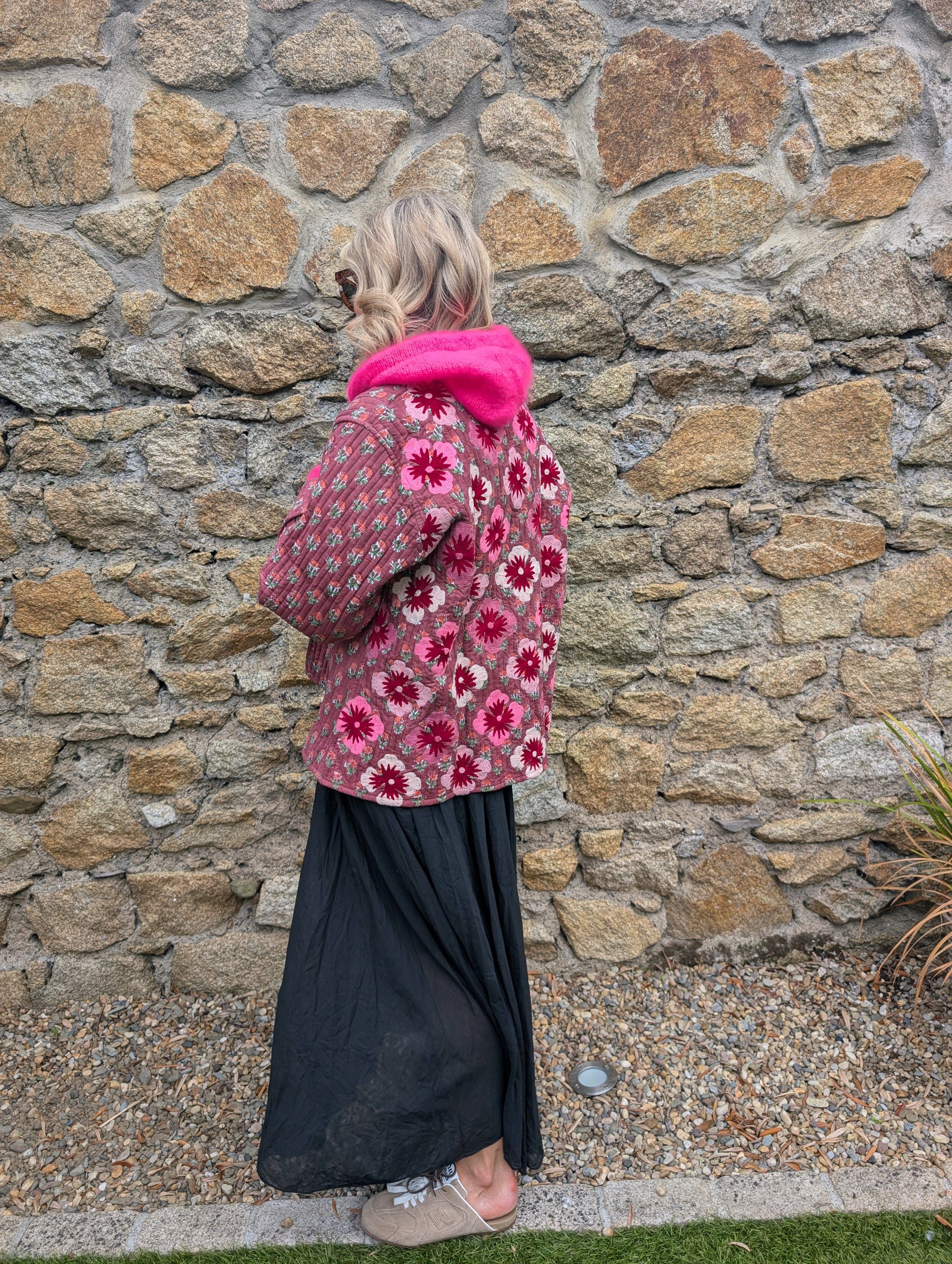 LNH EDIT - Wholesale Jacket - Women's - Lory Pink Quilted Jacket6