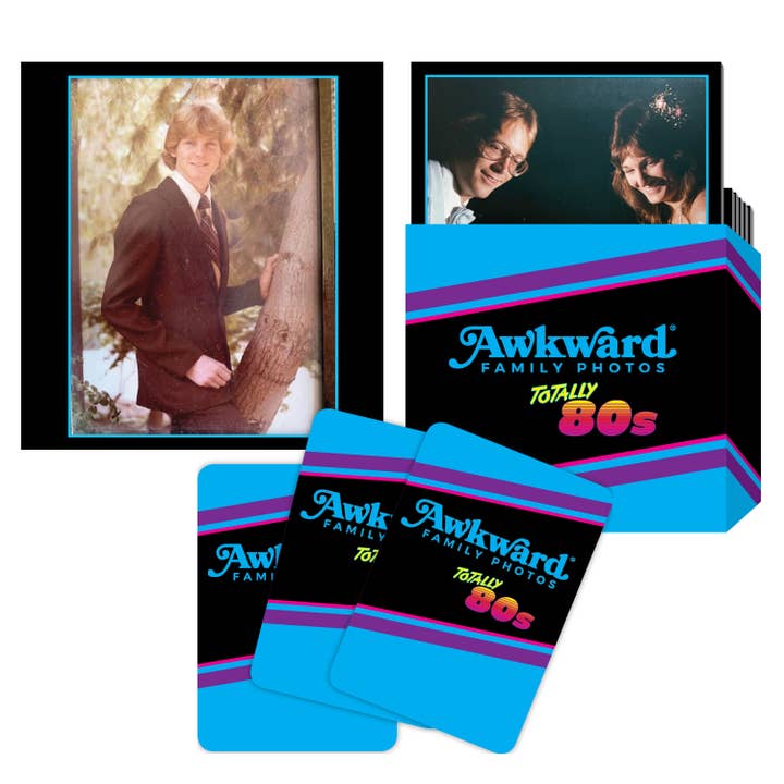 All Things Equal - A Miami Beach Game Company Since 1997 - Wholesale Card Game - The NEW "Awkward Family Photos Totally 80s!" card game