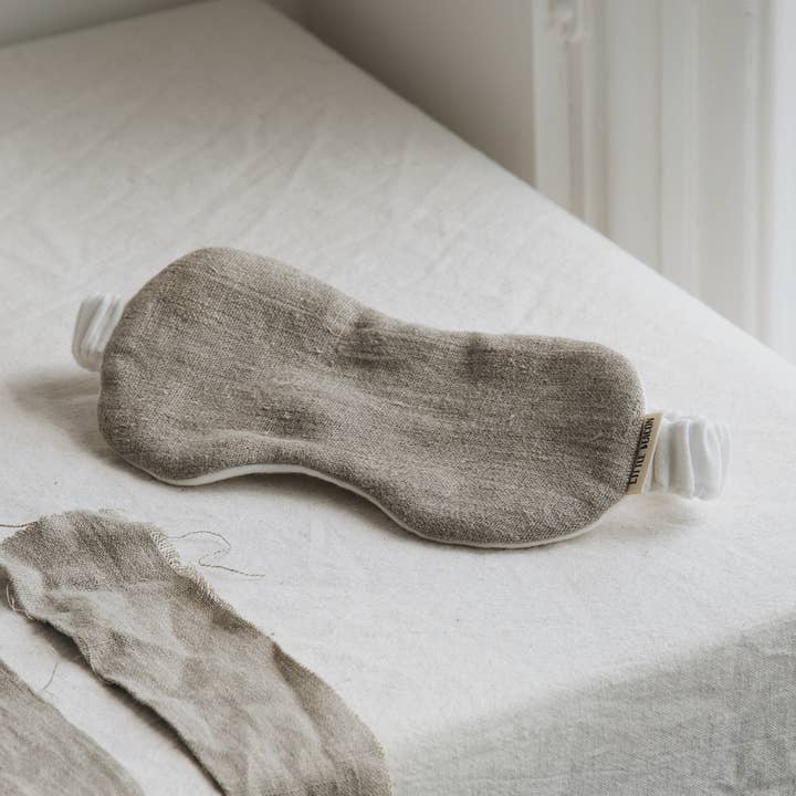 Linne & Ekologisk Bomull Eye Mask för wholesale av Little Beacon