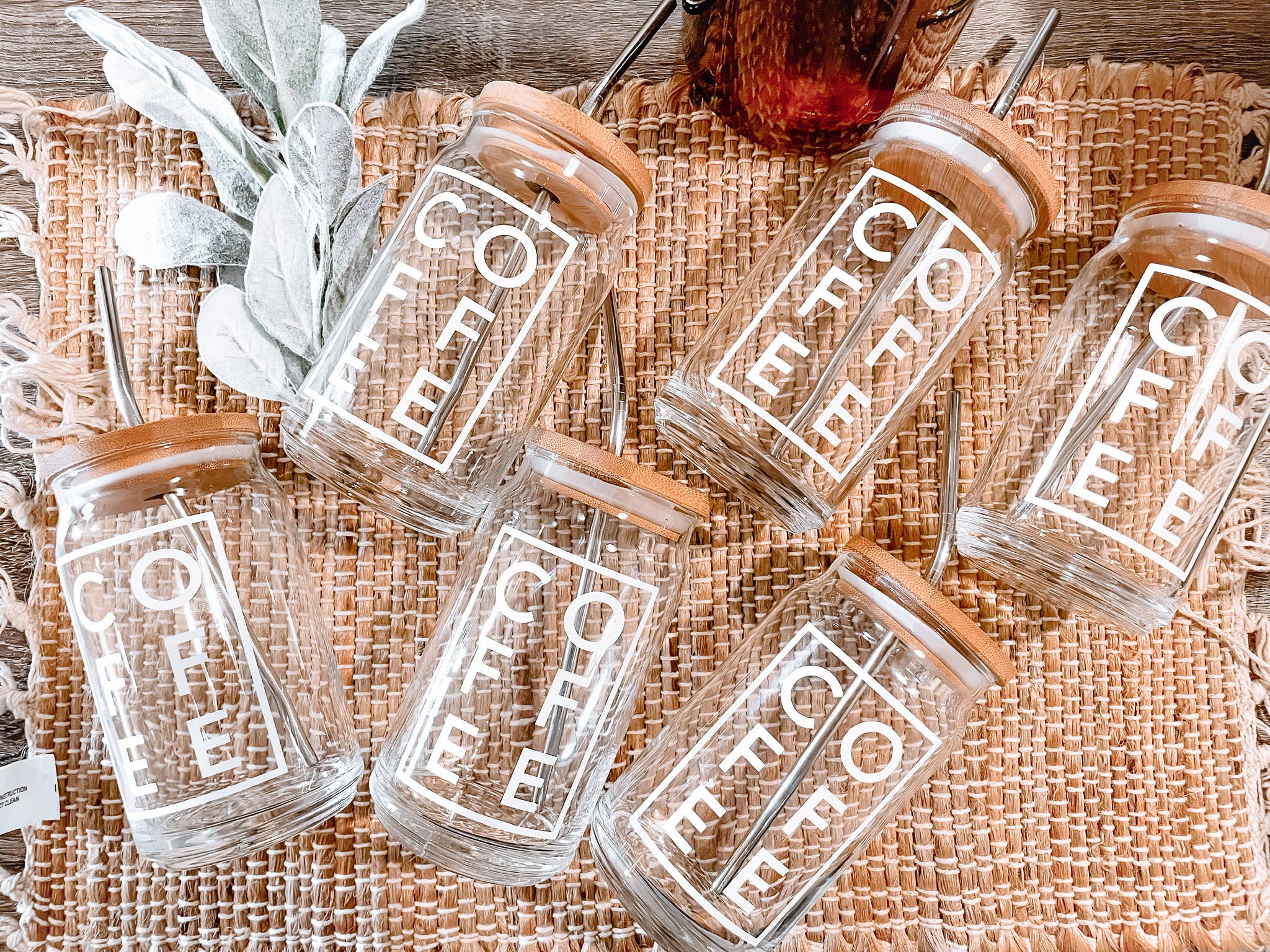 Wild Souls Co - Wholesale Drinking Glass/Cup - COFFEE Block Can Glass Mug1