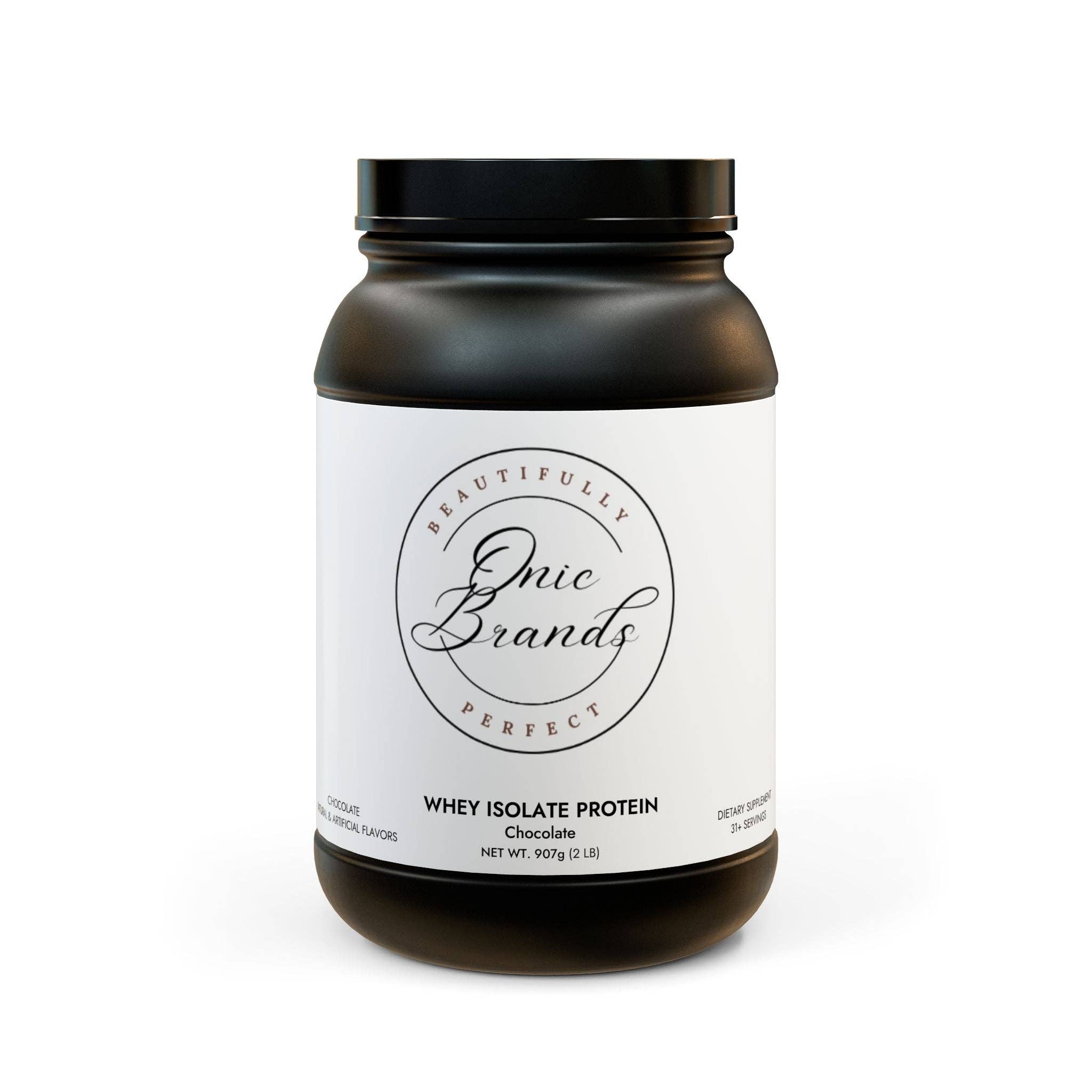 Black tub lid Whey Isolate Protein Supplement (907g, 2lb) for wholesale on Faire0