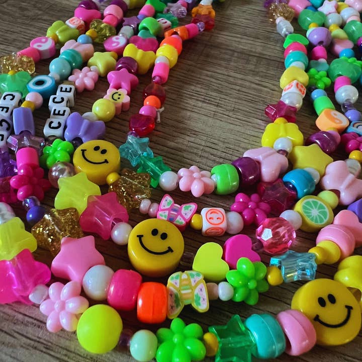 Wake and Make - Wholesale Kids Necklace - Kids - Kitschy Beaded Necklace2
