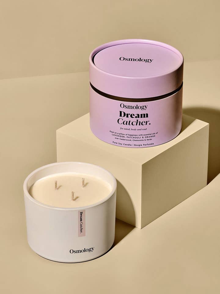 Bougie parfumée à triple mèche Dream Catcher pour la vente par Osmology