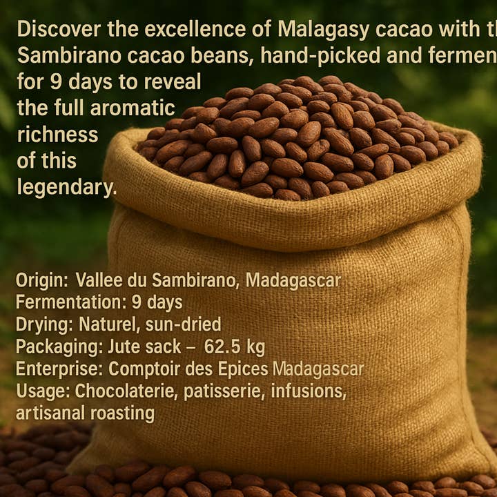 Comptoir Des Epices Madagascar - Wholesale Baking Chocolate - 62.5 kg | Superior Madagascar COCOA Beans1