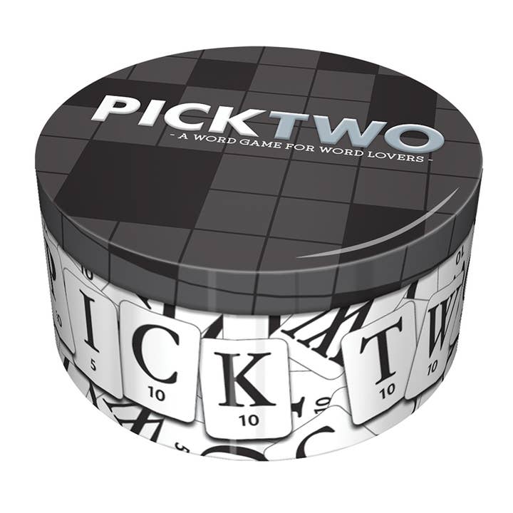 Outset Games and Cobble Hill Puzzles - Wholesale Board Game - Pick Two (tin) The Fast-Paced, Ever-Changing Crossword Game!