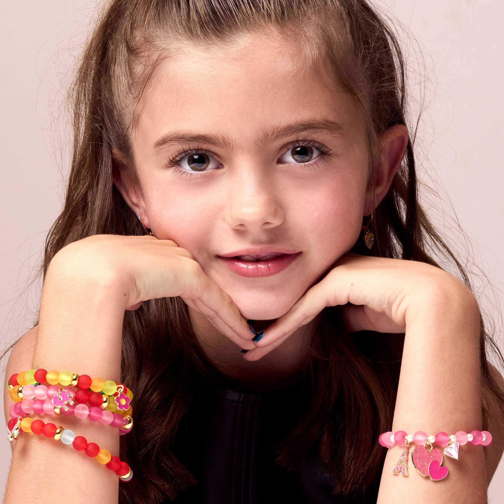 Girl Nation - Vente Bracelet de perles – enfant - Bracelet Chaussure de Ballet Rose Color Me Happy8