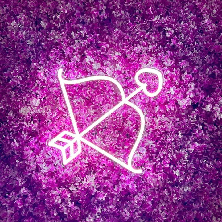 Cupids Bow Neon Signs, Plug-in or Battery Powered Neon Light for wholesale by Aoos Custom