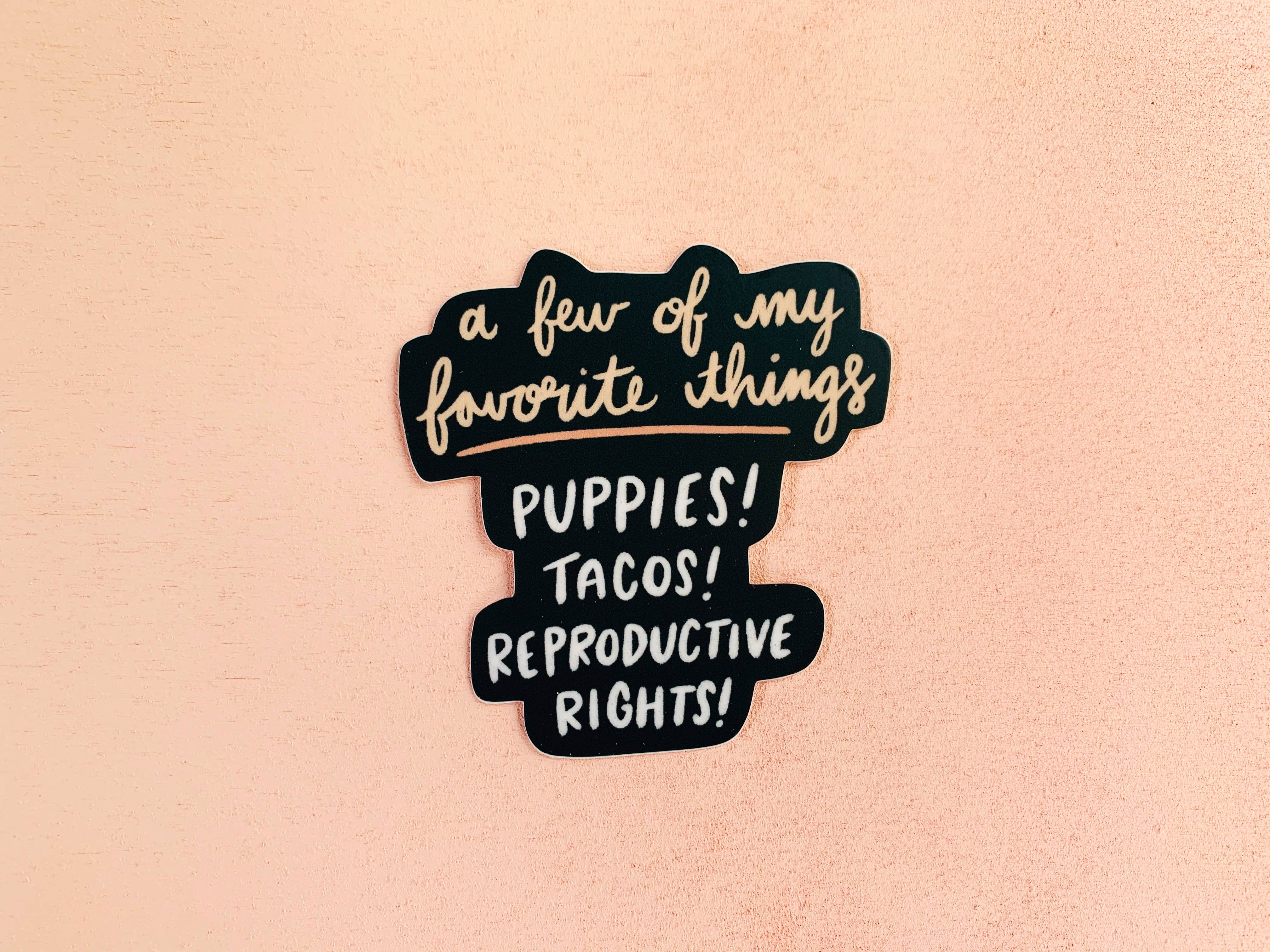 Your Gal Kiwi - Wholesale Sticker - IN STOCK AT bit.ly/ahwafaire -  Favorite Things Sticker - HOLIDAY GIFT STOCKING STUFFER 1