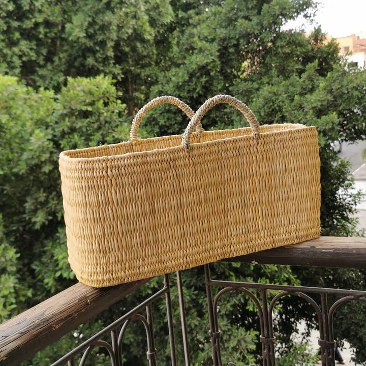 craftberber - Wholesale Basket - Handcrafted Reed Baskets with Sturdy Handles, Reed Baskets3