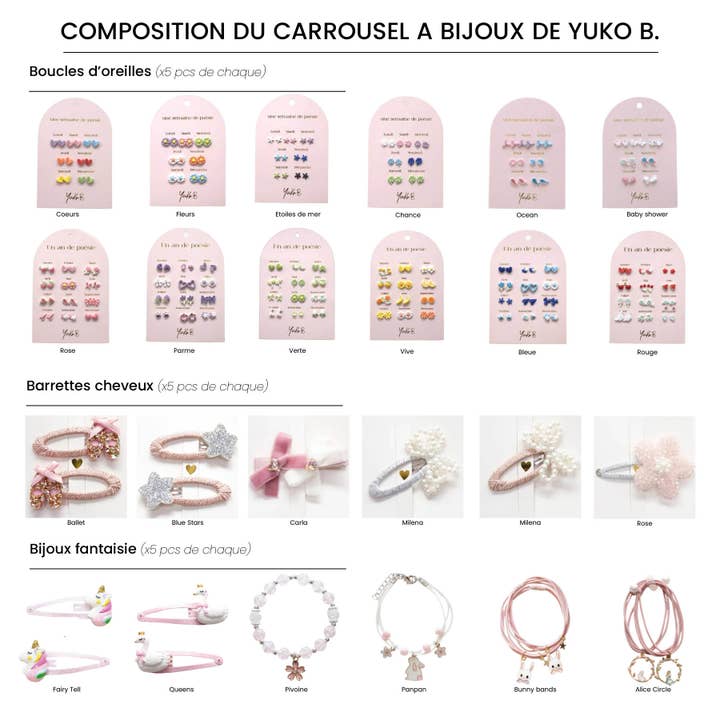 Yuko B - Wholesale Jewelry Set - Yuko B's Jewelry Carousel7