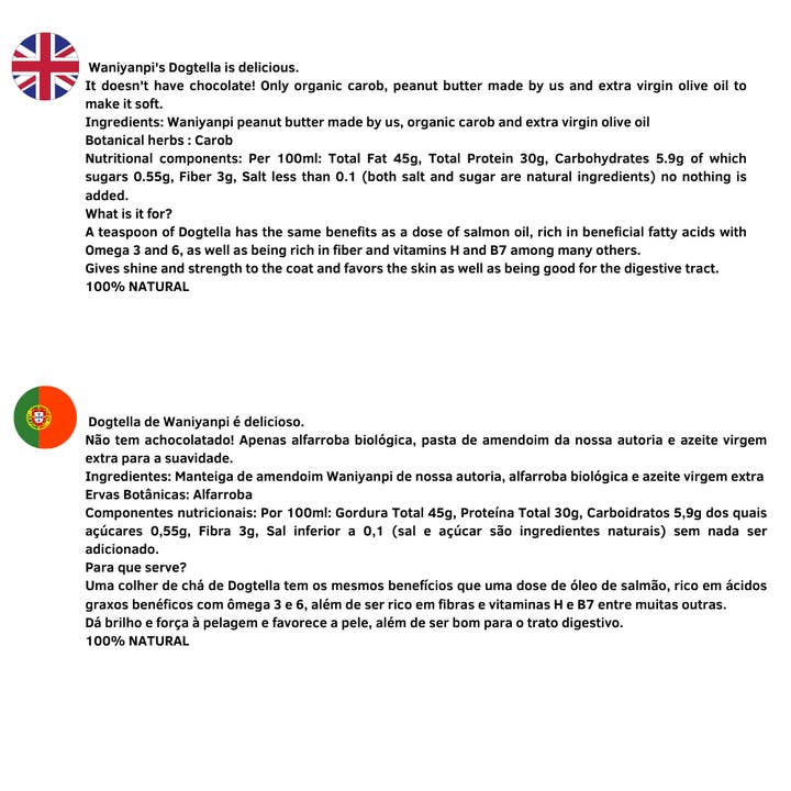 Waniyanpi - Wholesale Pet Treats - Dog - Dog Cream (formerly Dogtella) Waniyanpi for dogs4