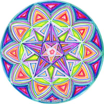 Estrella para venta al por mayor de Cosmic Circles