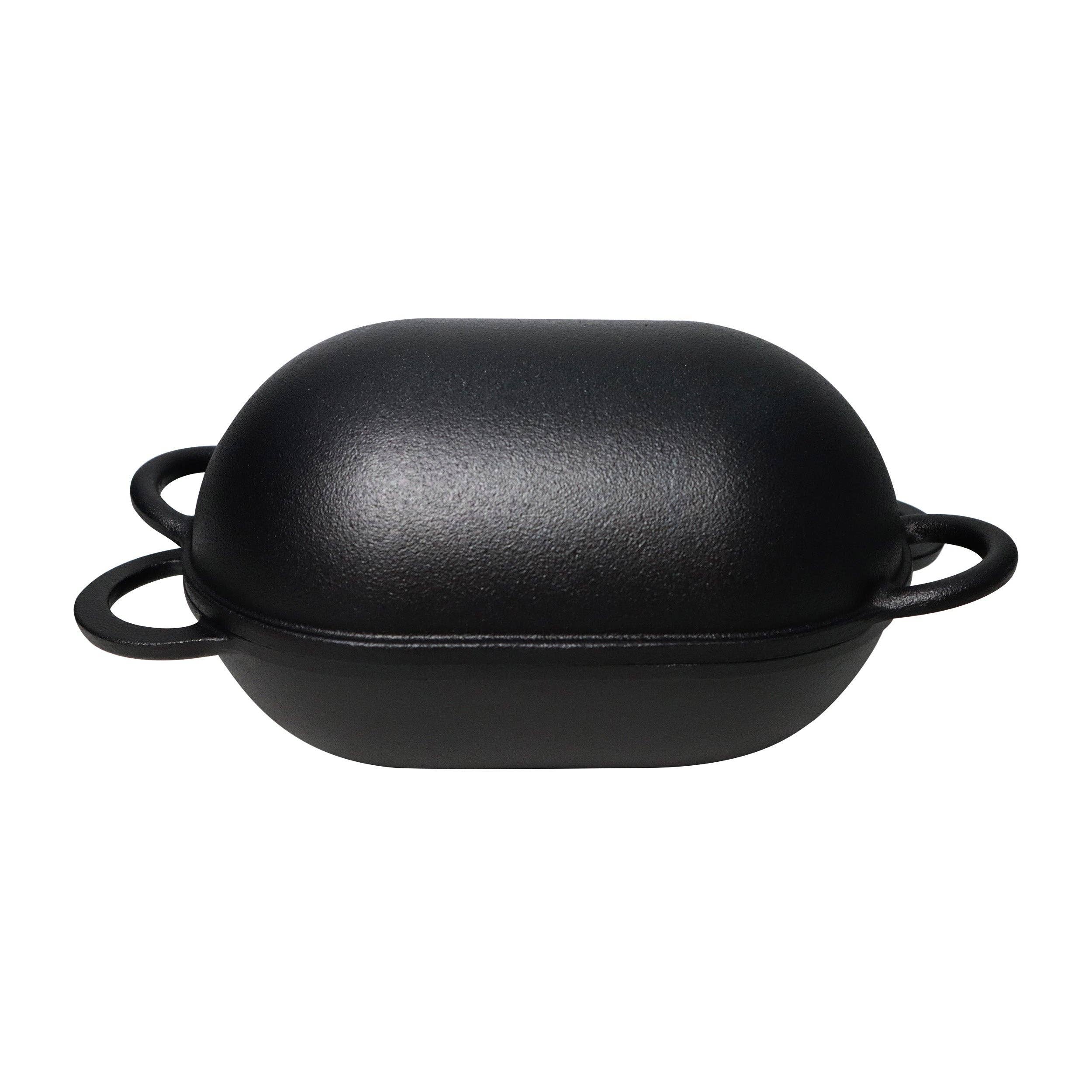 Crucible Cookware - Vente Poêles en fonte - Moule à pain en fonte avec couvercle – Plat de cuisson compatible four5