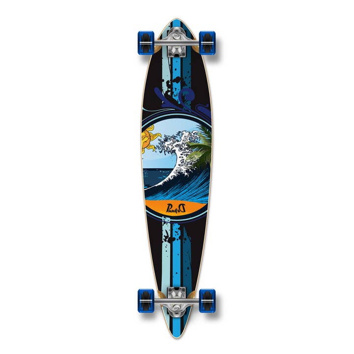 Yocaher Pintail Longboard complet - Wave pour la vente par Yocaher Skateboards