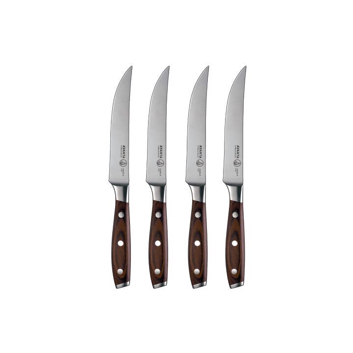Avanta Pakkawood Steak Knife Set - 4 Piece for wholesale by Messermeister