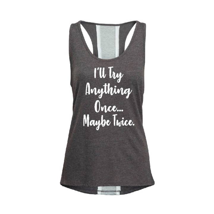 10014 Tank Try Anything * for wholesale by Pink Pony Industries, LLC