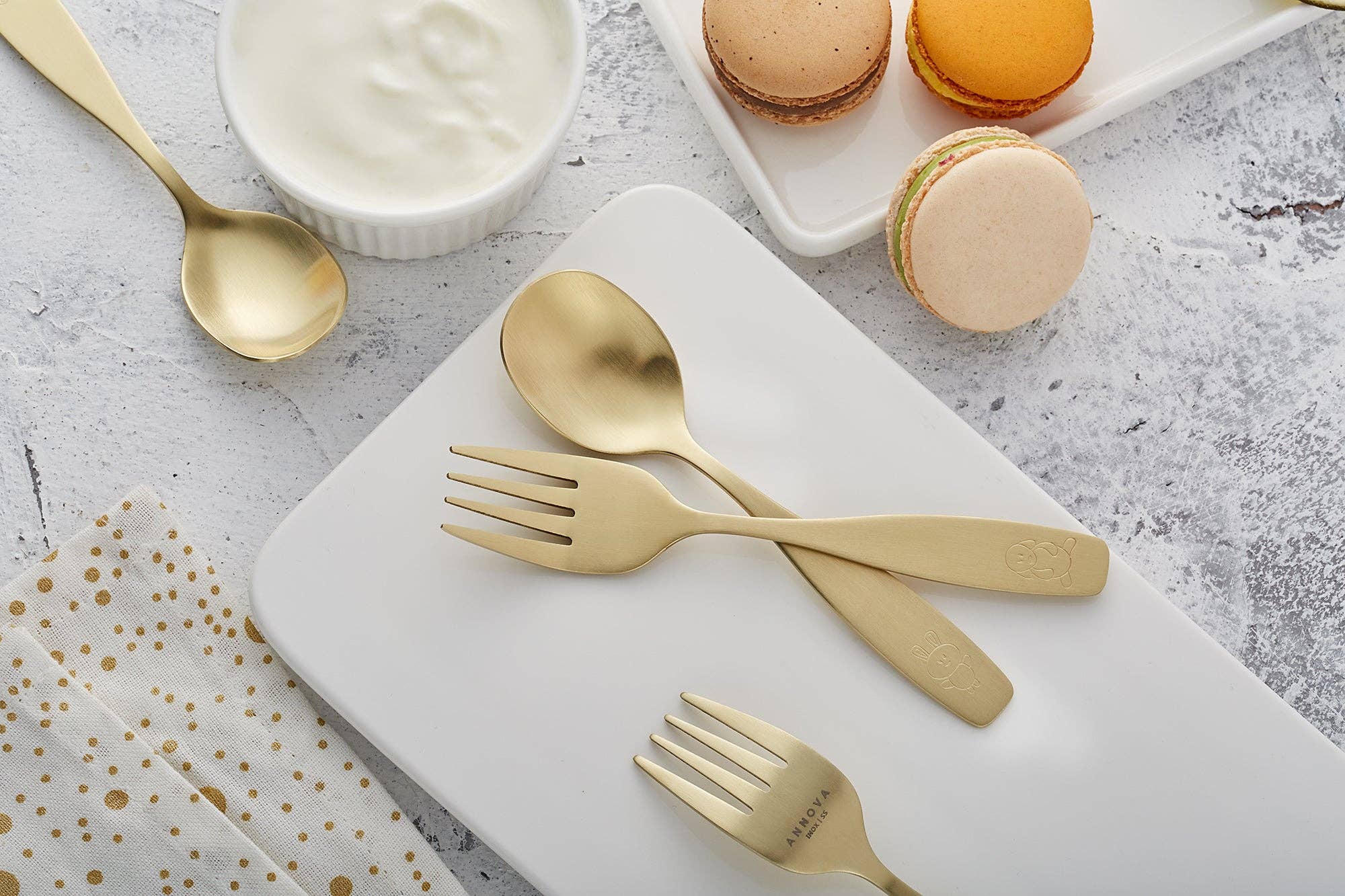 ANNOVA - Wholesale Flatware Set - Kids & Baby - ANNOVA Kids Silverware 6 PIECES Children's Safe Flatware Set Stainless Steel3