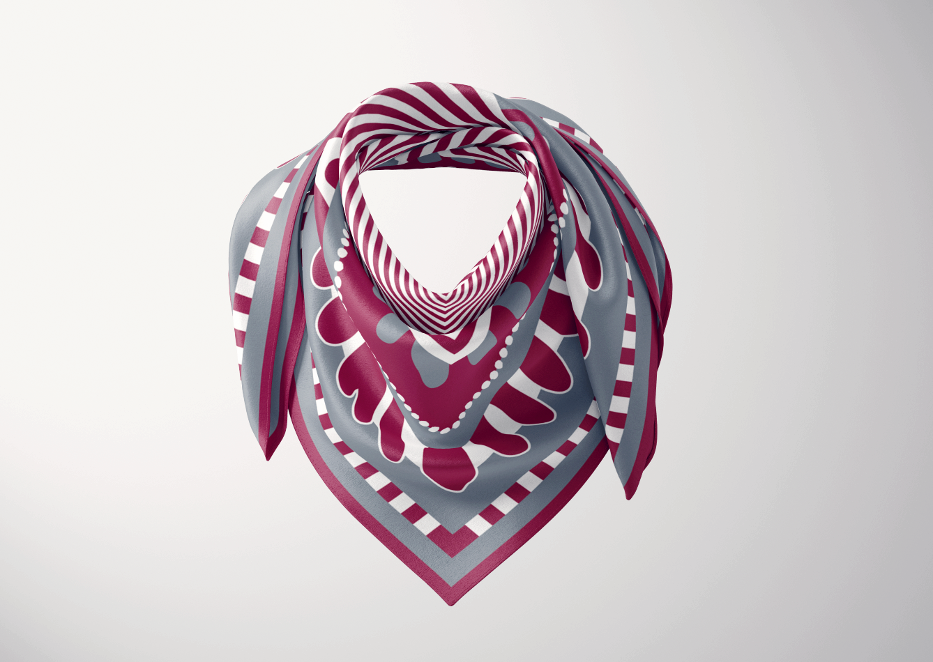 CB Grey - Wholesale Pocket Square - Men's - The Taylor Game Day Midi13