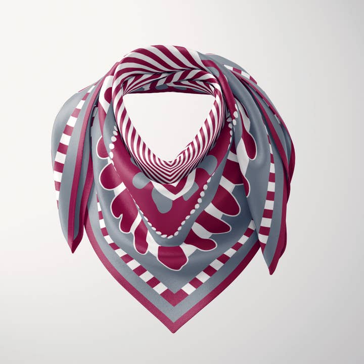 CB Grey - Wholesale Pocket Square - Men's - The Taylor Game Day Midi13