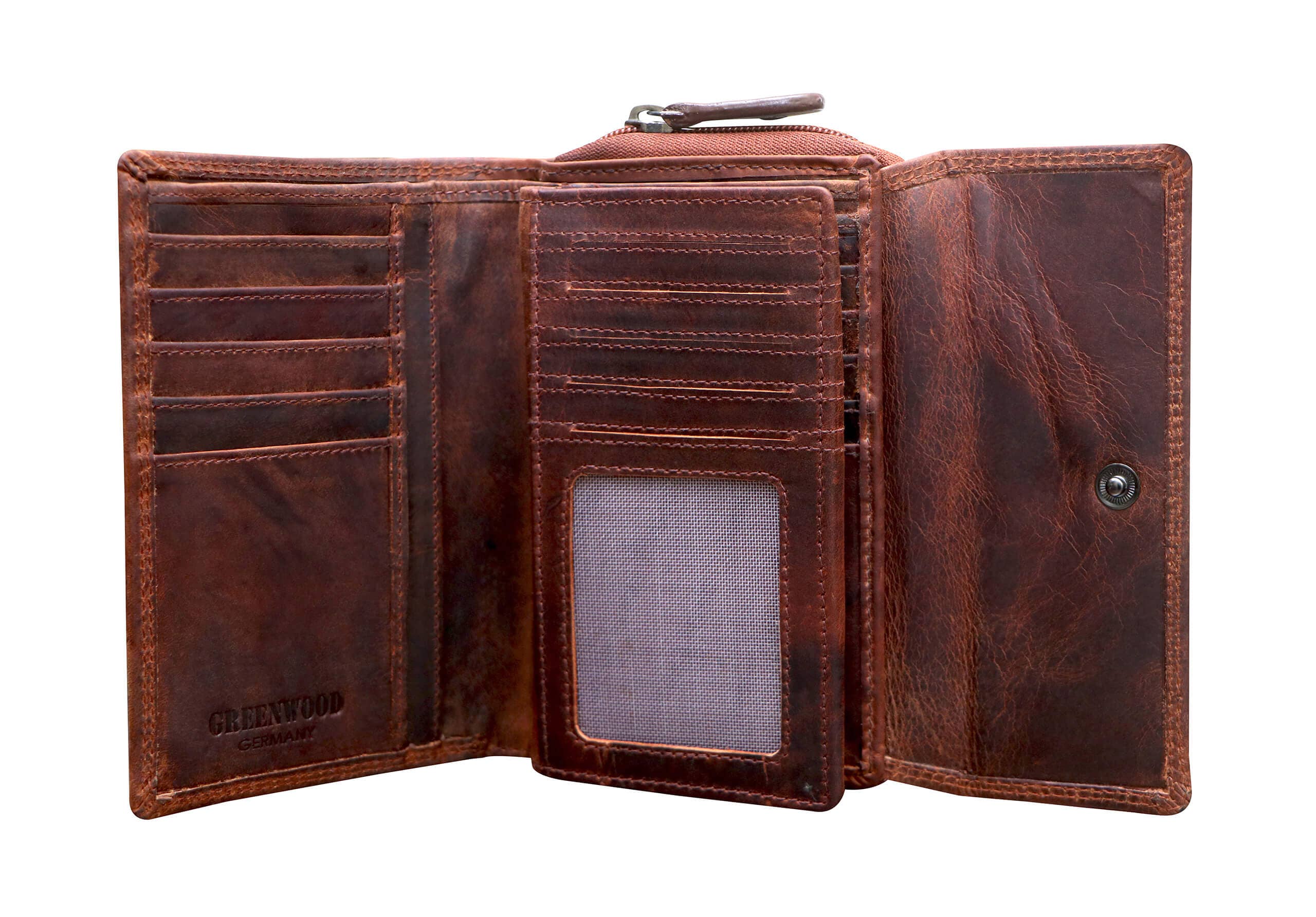 Greenwood - Vendita all'ingrosso Portafoglio - Unisex - Portafoglio Mia RFID in pelle con grande tasca portamonete3