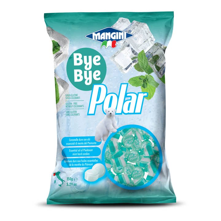 Dulcefina Chocolate and Sweets - Wholesale Hard Candy - Bye Polar Mini Mint Candy 150g bag